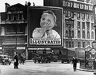 At monument station, London, 1938